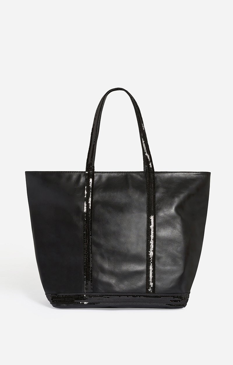 Cabas Tote Bags Crinkled Leather Tote Bags - VANESSABRUNO