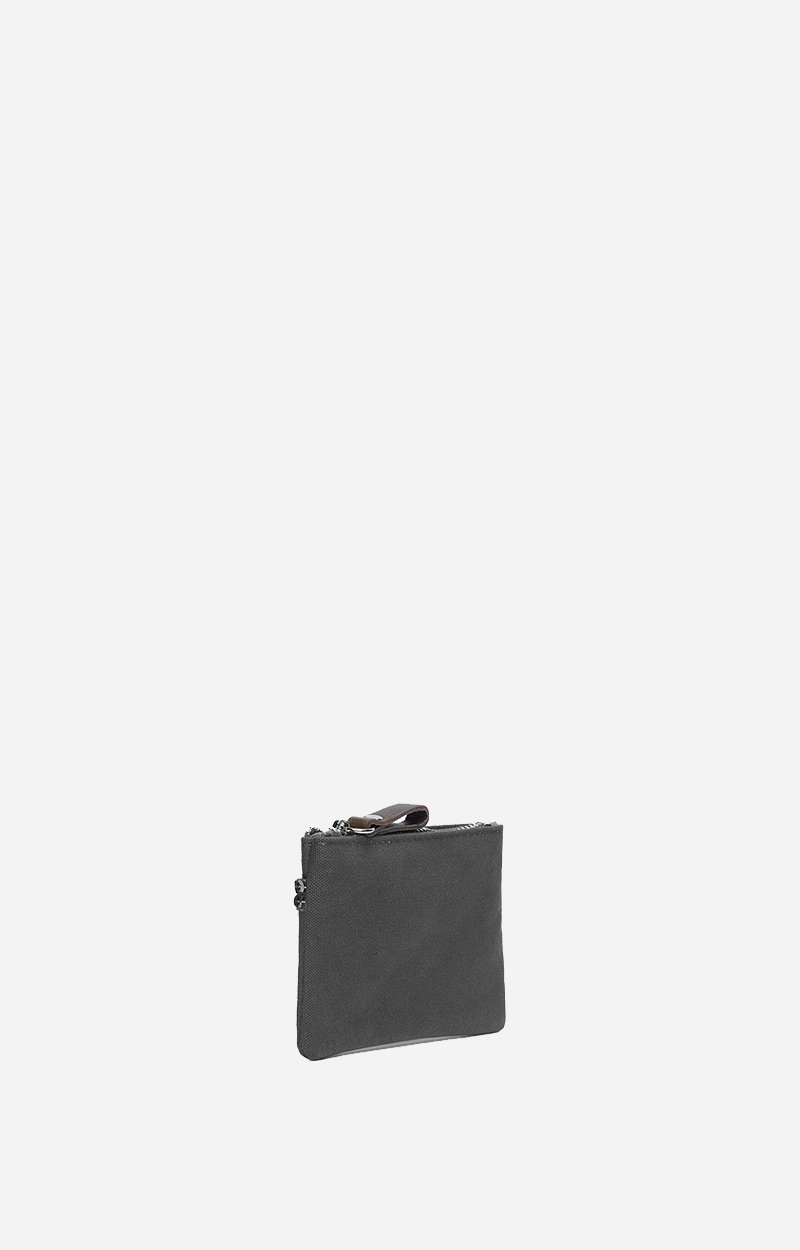 Canvas Coin Purse Canvas & Sequins ANTHRACITE Vanessa Bruno