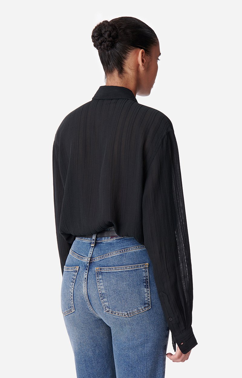 Druyat Shirt Cotton & Viscose Black Vanessa Bruno