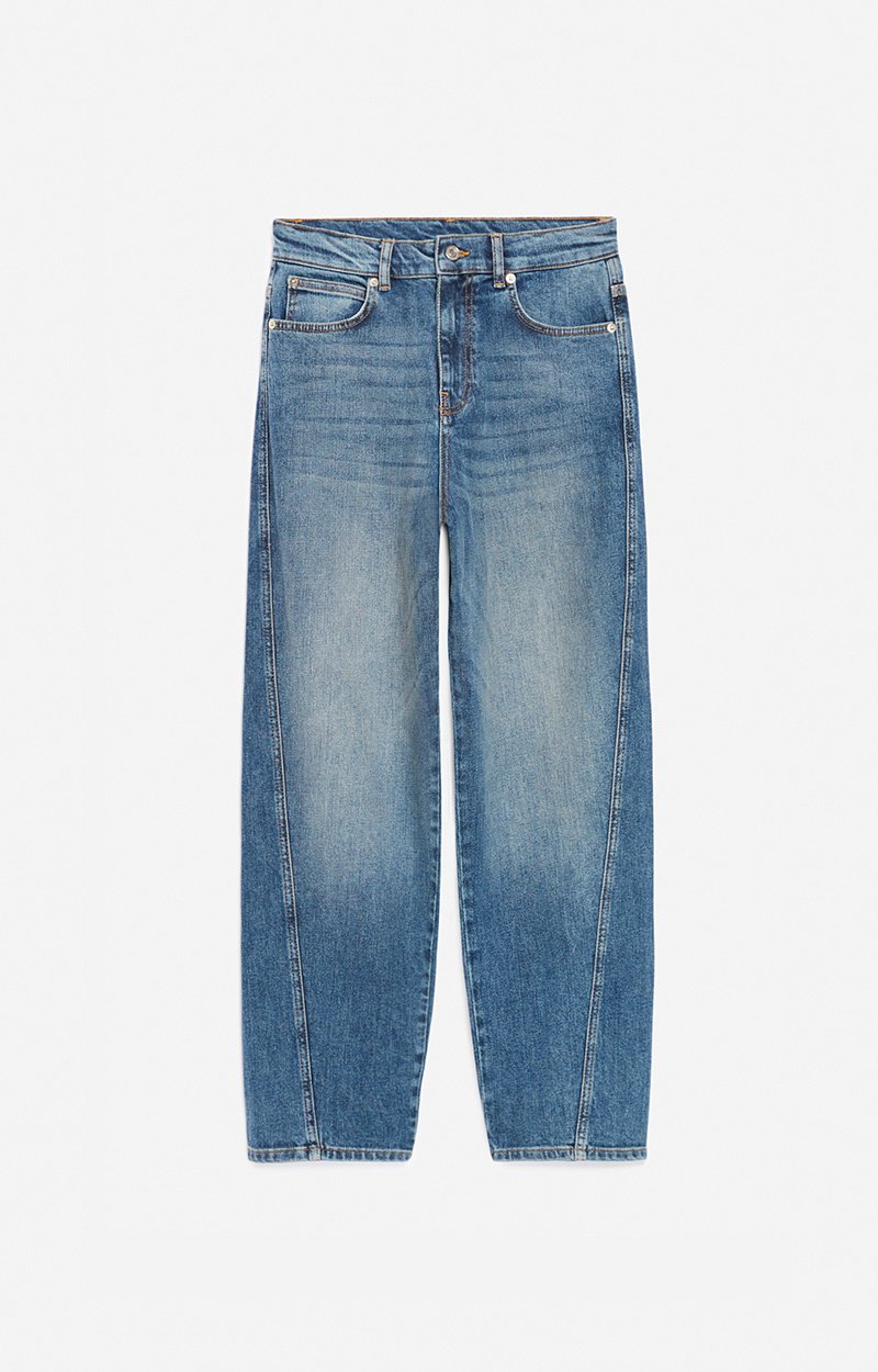 Caleb Jeans High-Waisted, Barrel Cut bleu gris Vanessa Bruno