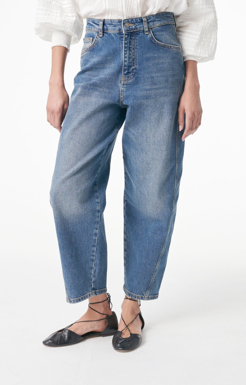 Caleb Jeans High-Waisted, Barrel Cut bleu gris Vanessa Bruno
