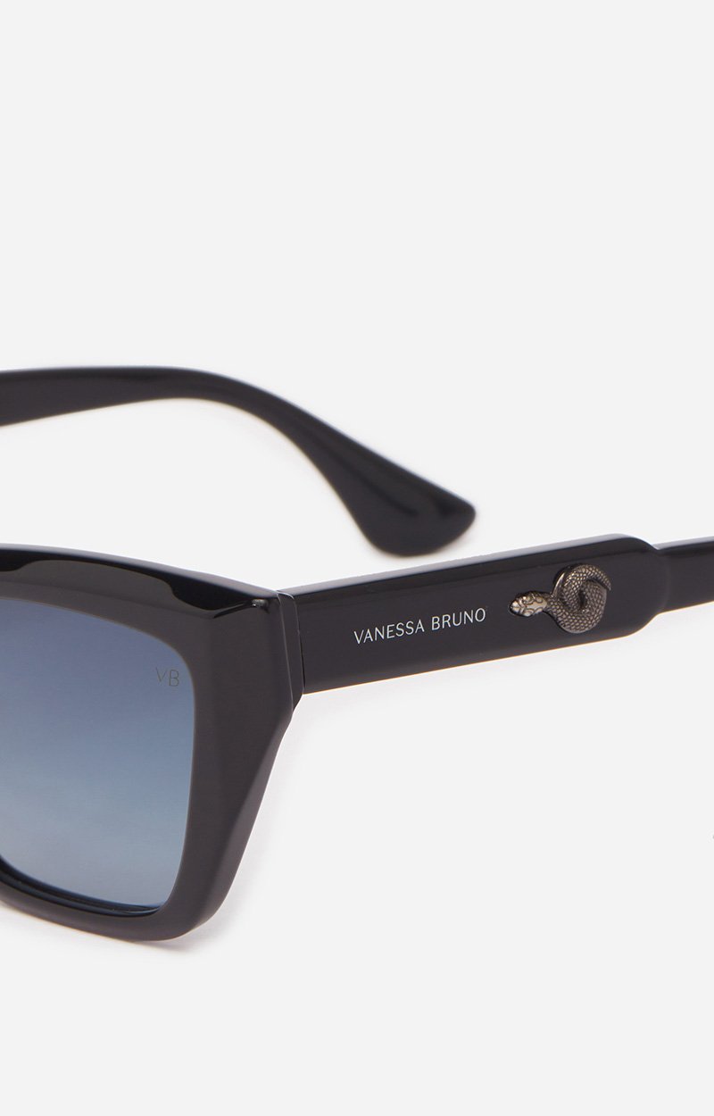 Cleo Sunglasses 100% acetate Black Vanessa Bruno