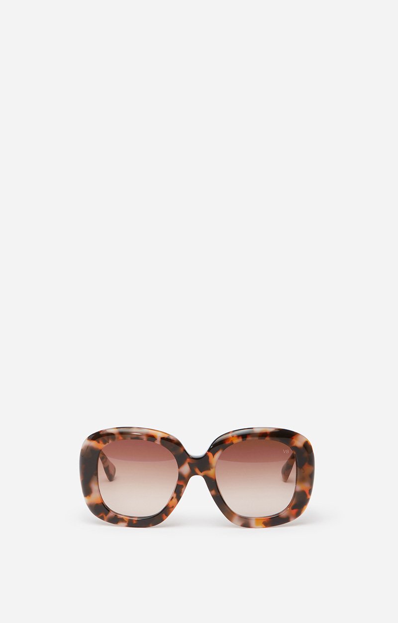 Raphia Sunglasses, 100% acetate and raphia