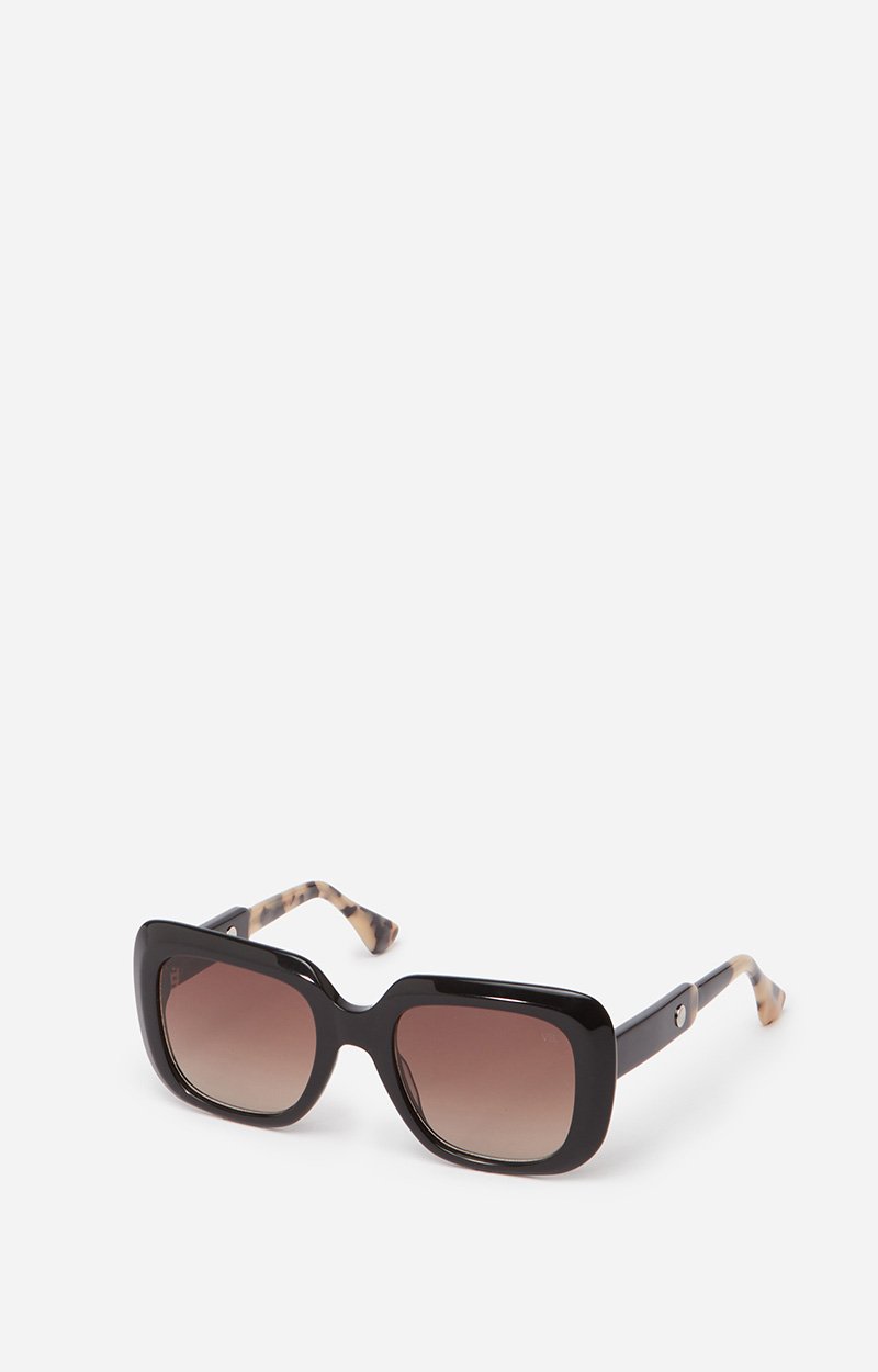 Soka Sunglasses 100% acetate Black Vanessa Bruno