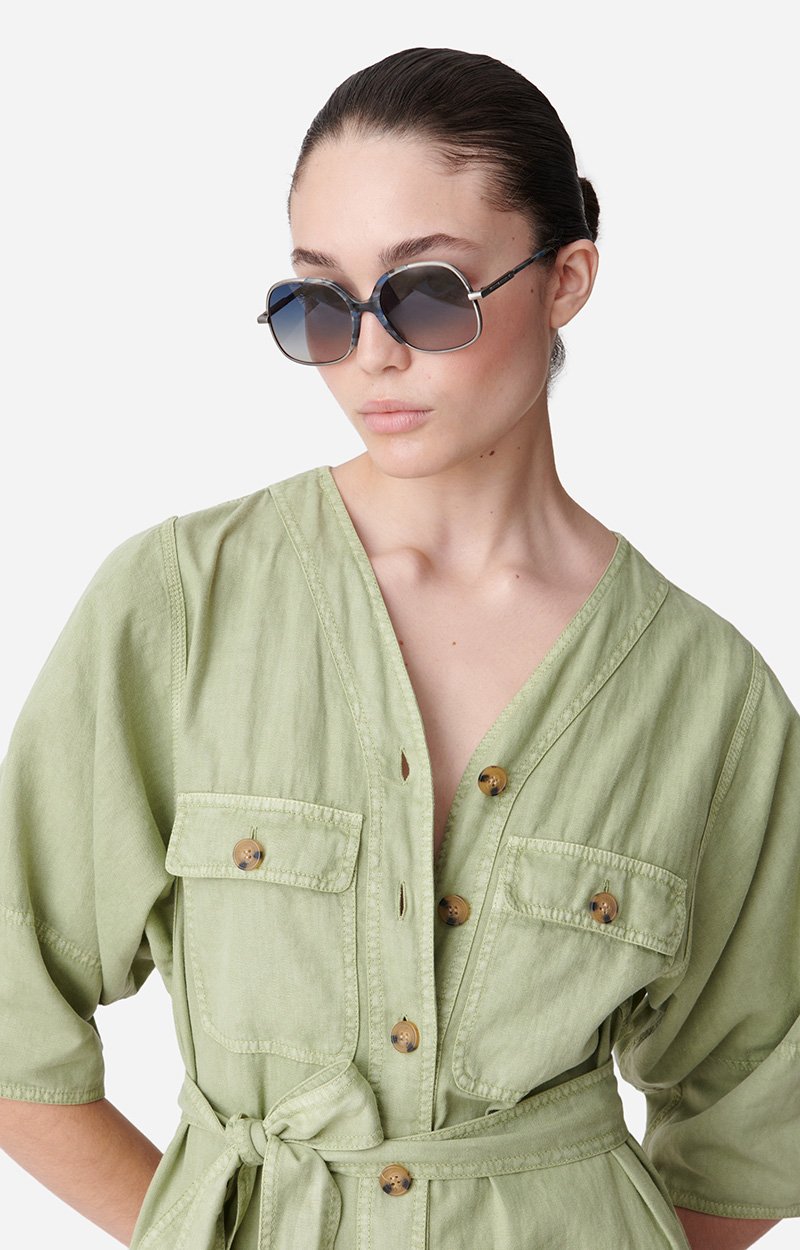 Zippy Sunglasses 100% acetate China's Blue Vanessa Bruno