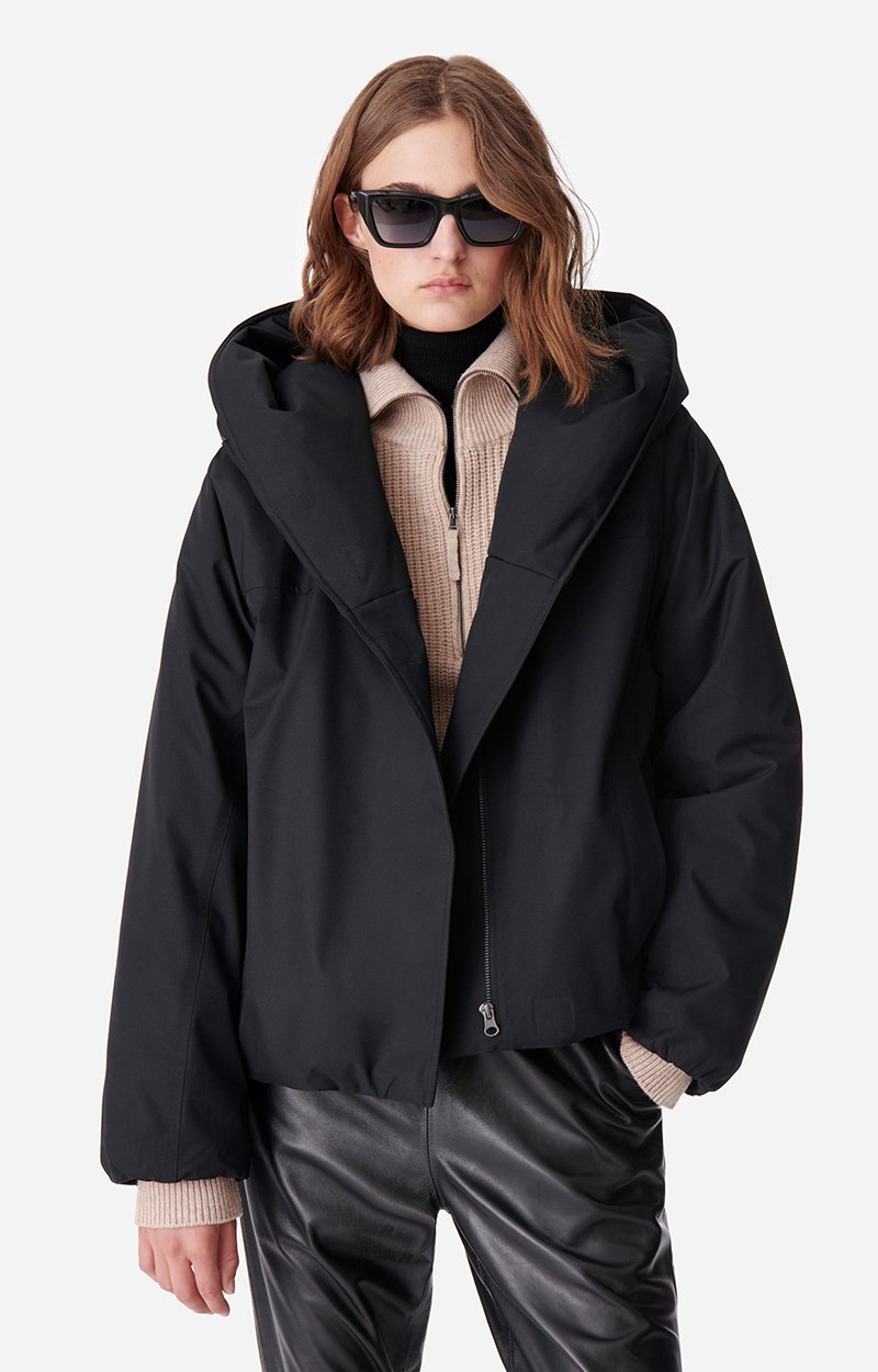 Dansk Down Jacket Polyester Blend Black Vanessa Bruno