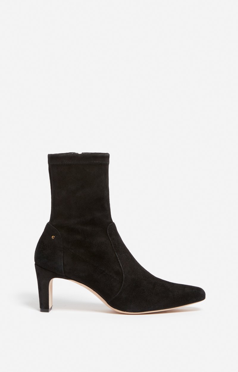 Leather Heeled Ankle Boots, Made in Portugal