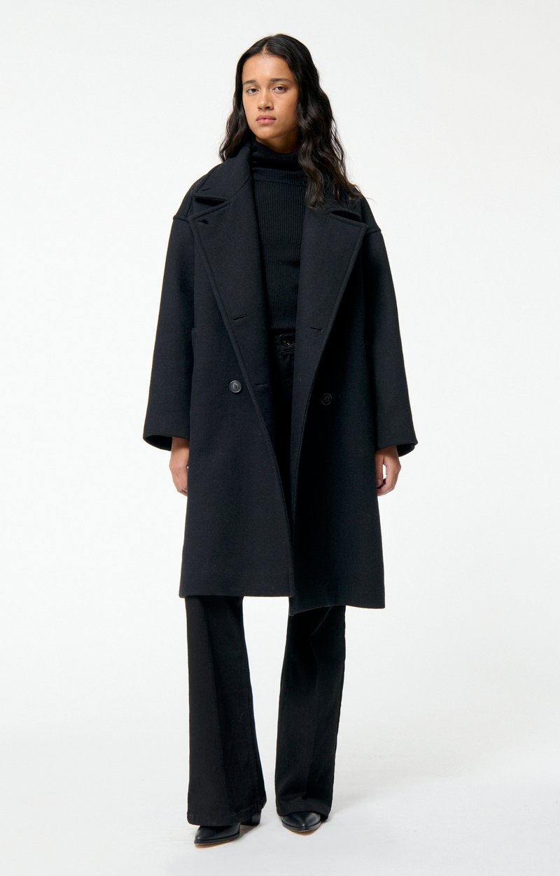 Flo Coat Wool blend Black Vanessa Bruno