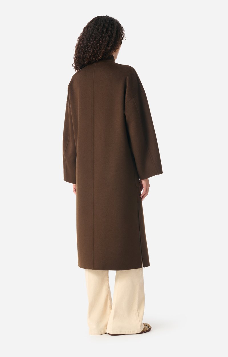 Bachir Coat Wool Blend CHOCOLATE Vanessa Bruno