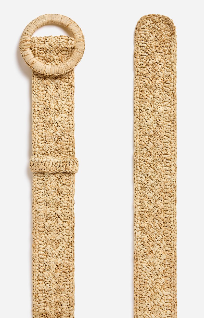 Raffia Belt 45Mm Made in Madagascar Copper Vanessa Bruno
