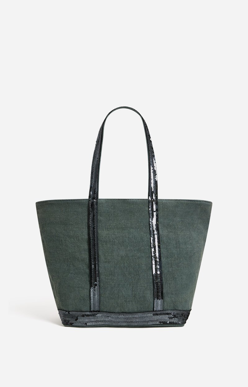 Linen M Zipped Cabas Tote Made in France, Shoulder bag Estragon Vanessa Bruno
