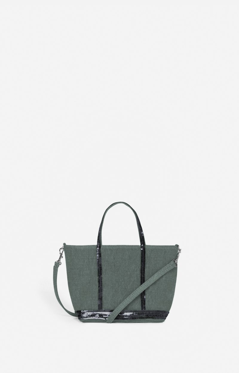 Linen XS Zipped Cabas Tote, Made in France, Crossbody Bag