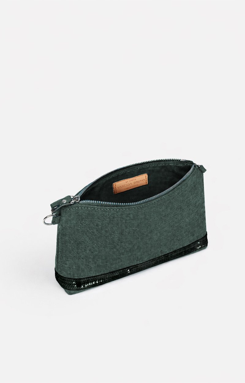Linen Clutch Made in France, Crossbody Bag Estragon Vanessa Bruno