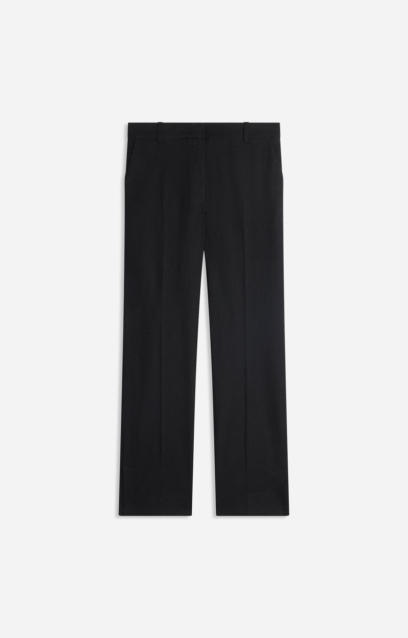 Gandiel Flared Pants Linen and cotton, high-waisted, flared cut Black Vanessa Bruno
