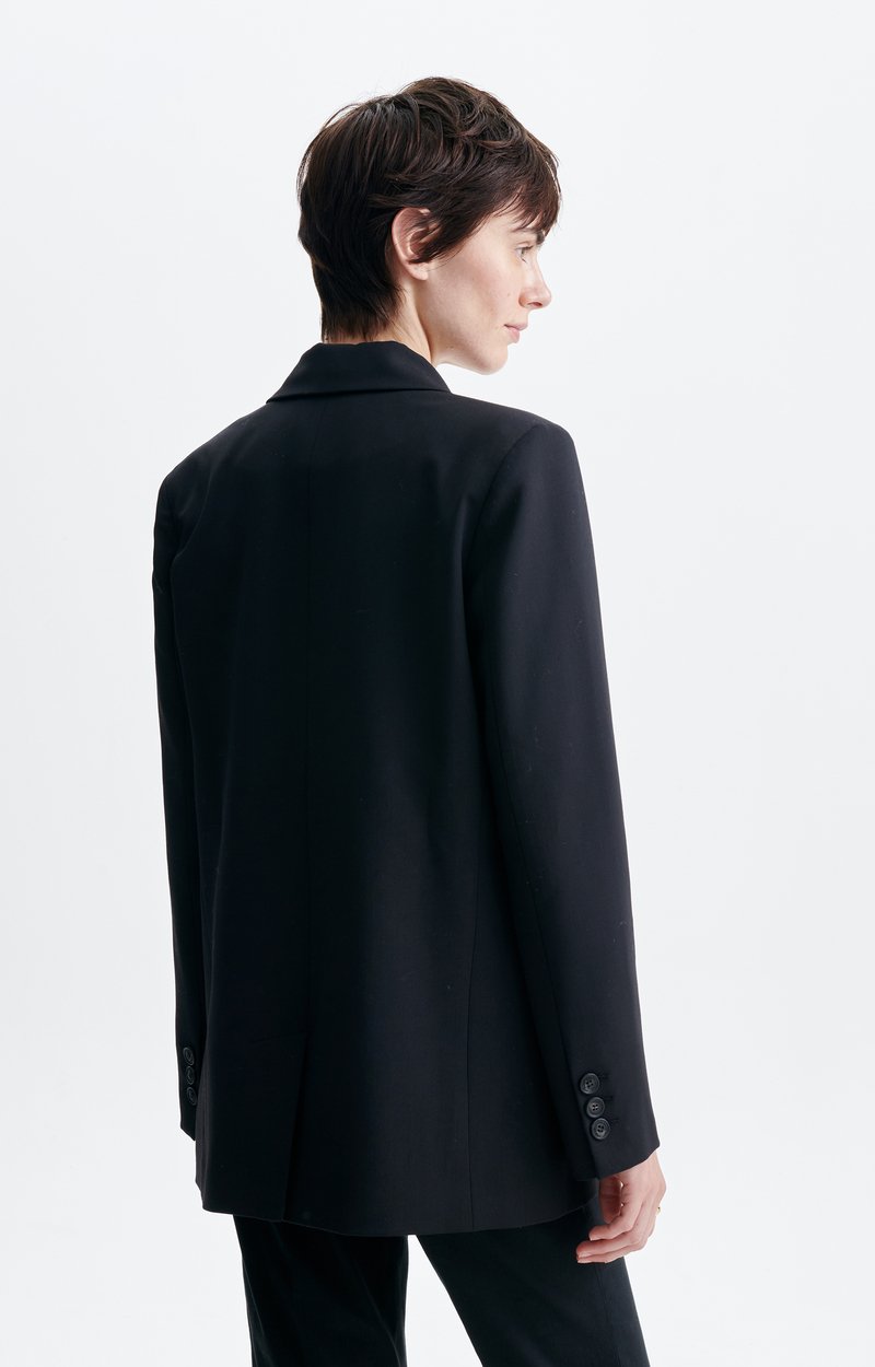 Hilia Blazer Cotton-linen blend, oversized fit Black Vanessa Bruno