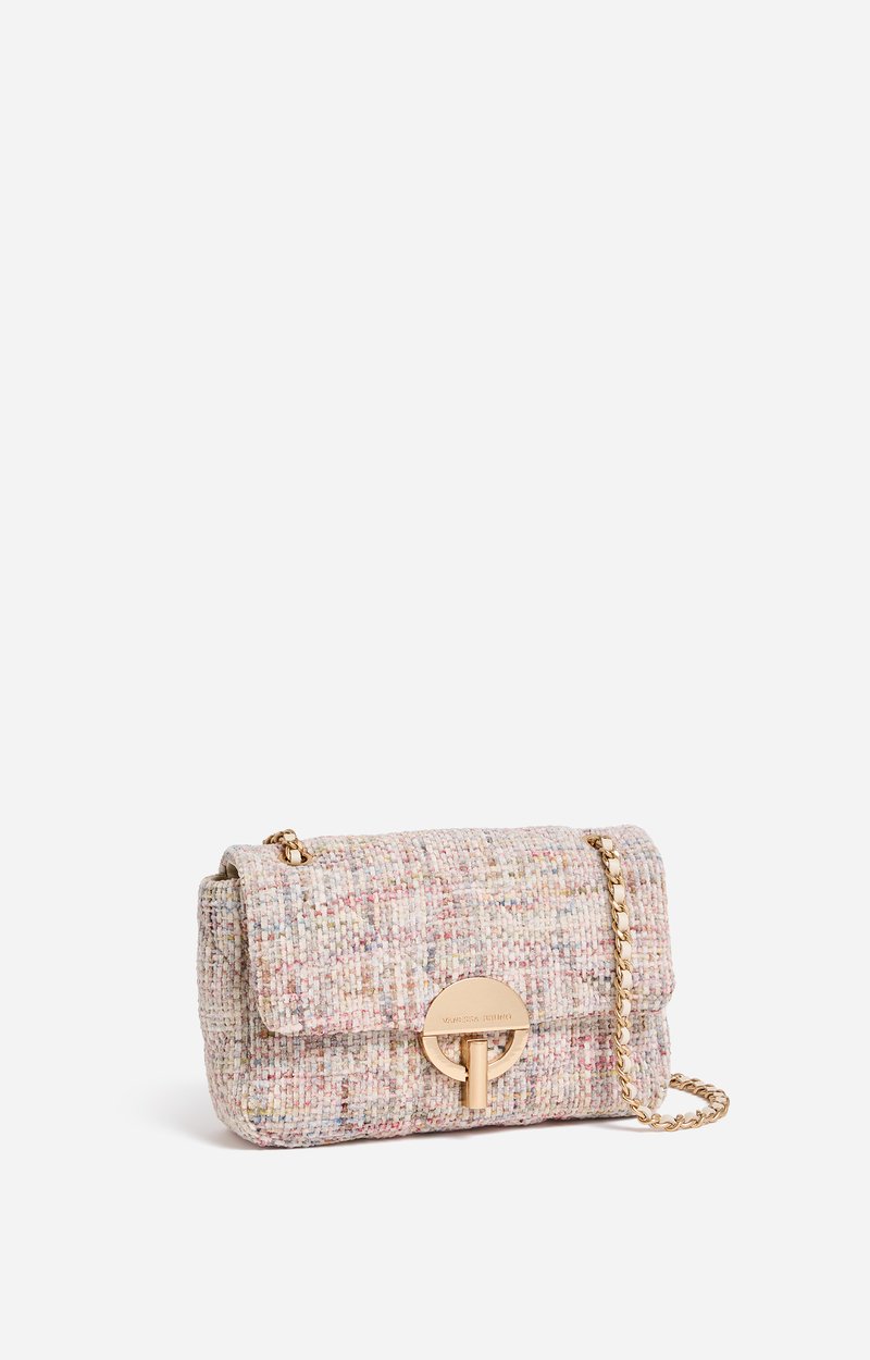 Medium Tweed Moon Bag Multicoloured tweed, gold chain, made in Italy Multicolored Vanessa Bruno
