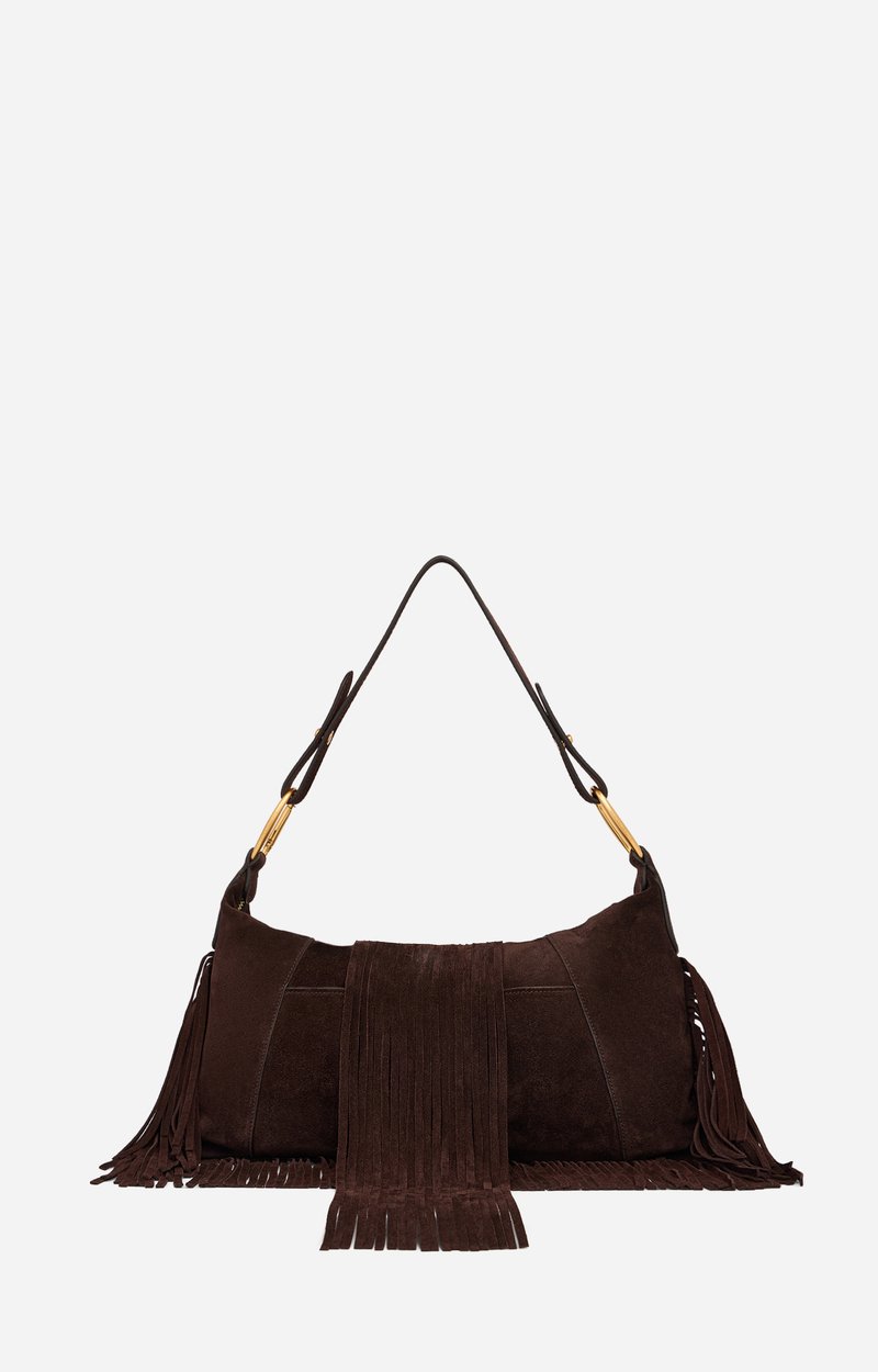 Mathilde Bag 100% cowhide leather CHOCOLATE Vanessa Bruno