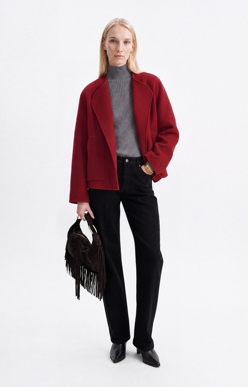 Chann Jacket, Jacket in double-face wool