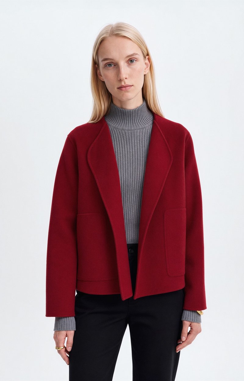 Chann Jacket Jacket in double-face wool CHERRY Vanessa Bruno