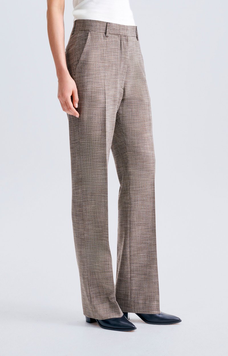 Hajar Pants Straight tailored trousers, brown shade Classic Brown Vanessa Bruno