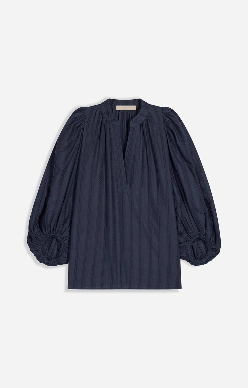 Bell Blouse Bohemian cotton blouse Navy Blue Vanessa Bruno