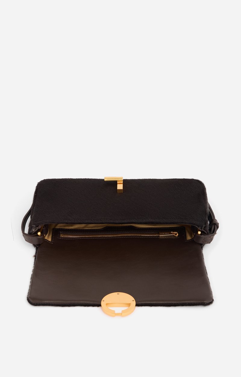 Leather Moon Baguette Bag Baguette version of the Moon, leather handle Amer Vanessa Bruno