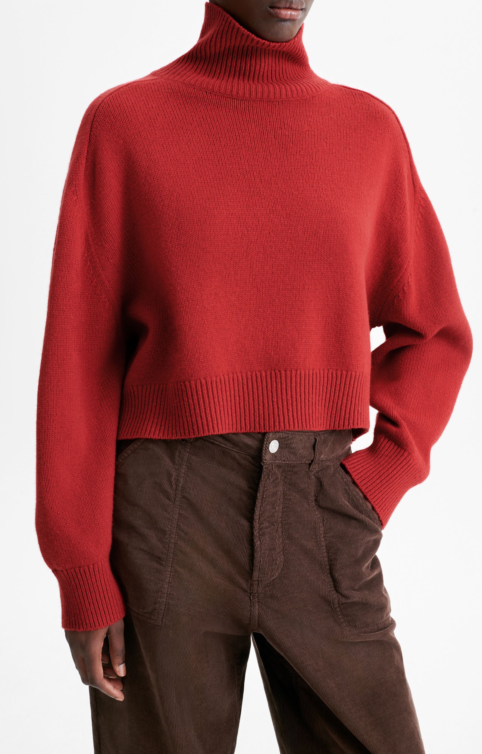 Ballerine Sweater Oversized roll-neck jumper in wool and yak Carmine Vanessa Bruno