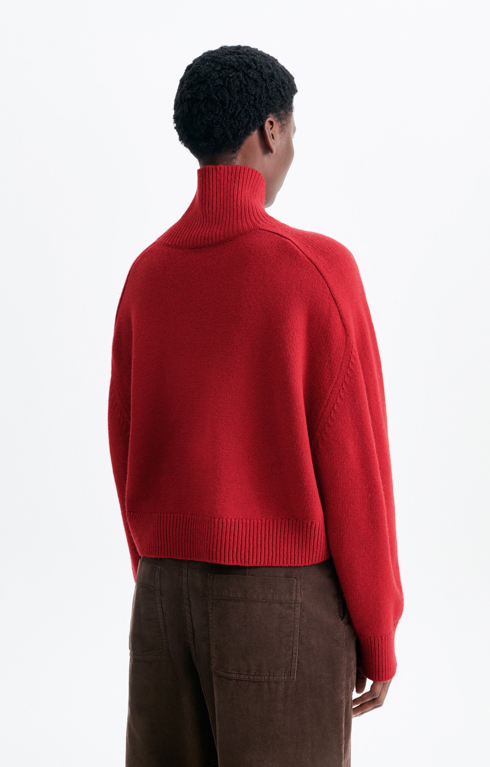 Ballerine Sweater Oversized roll-neck jumper in wool and yak Carmine Vanessa Bruno