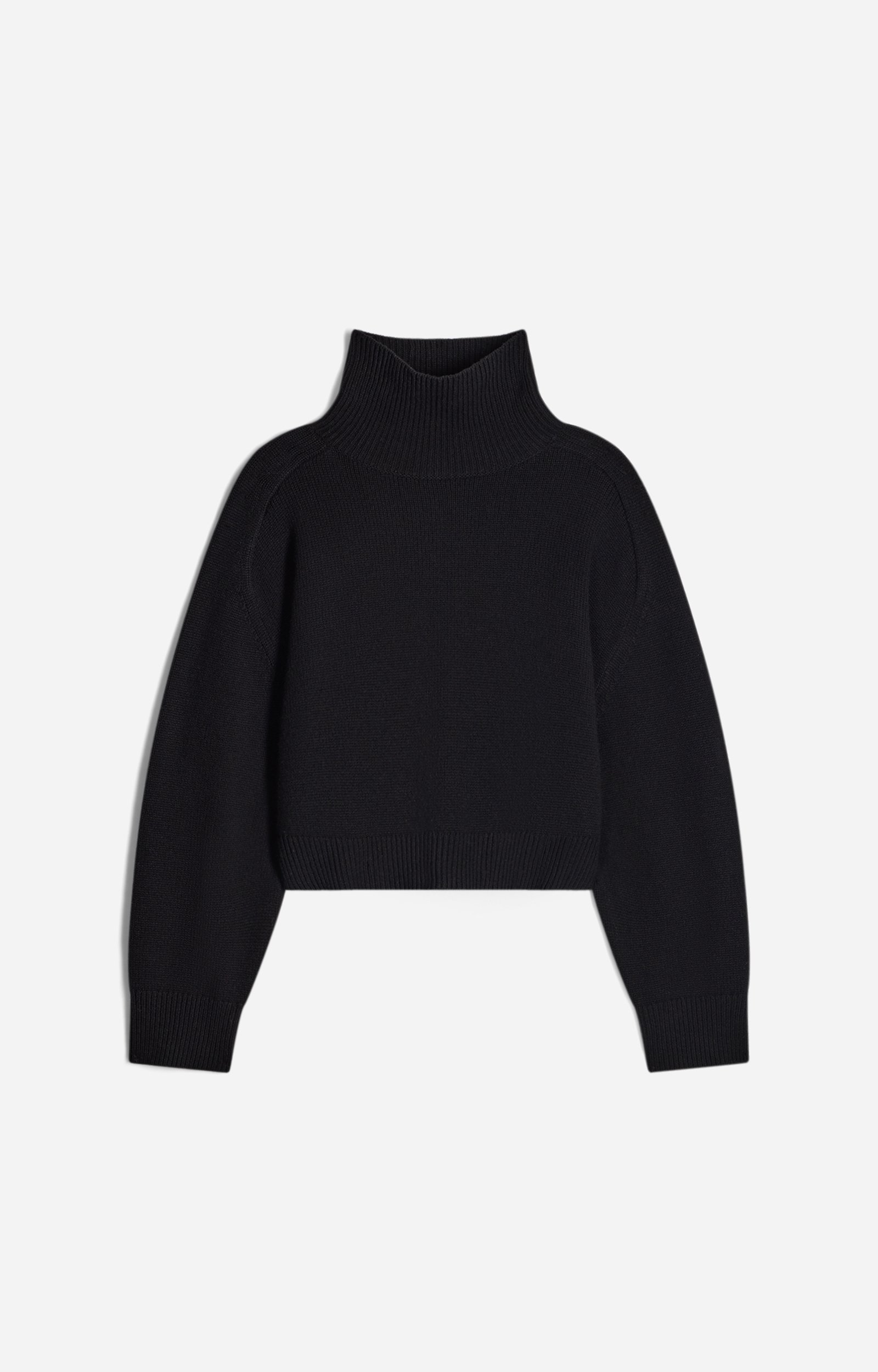 Ballerine Sweater Oversized roll-neck jumper in wool and yak Black Vanessa Bruno