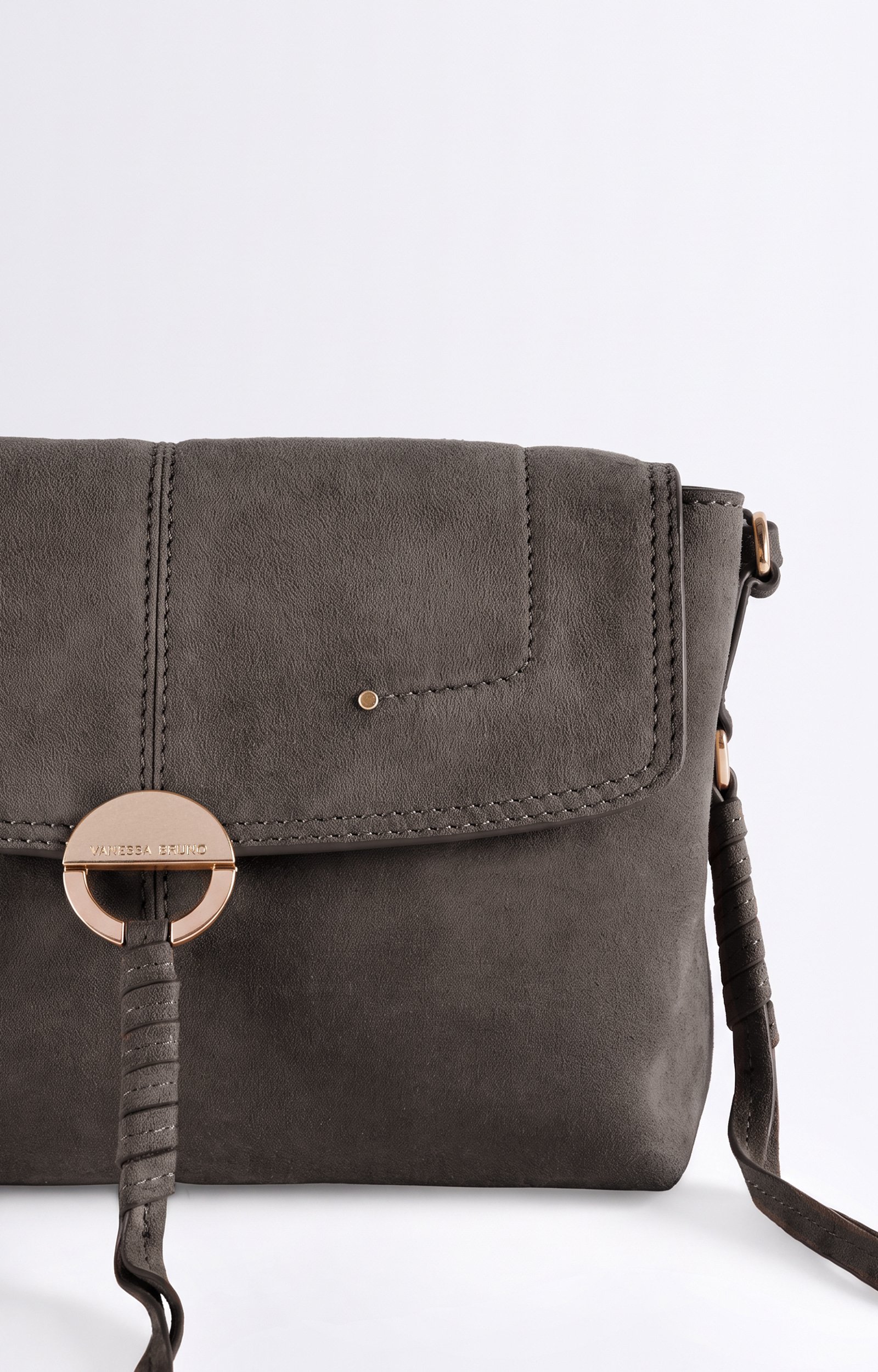 Small Leather Othilia Bag Goatskin clutch, adjustable strap Alloy Vanessa Bruno