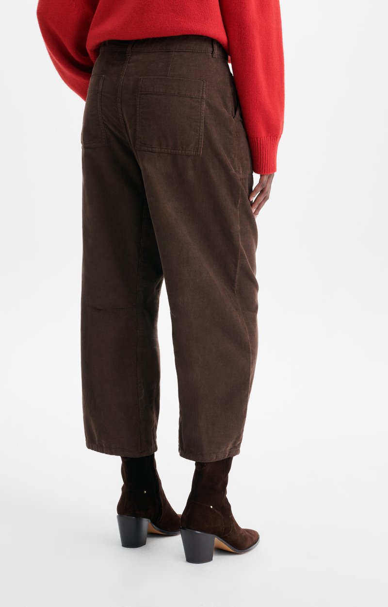 Cargo Trousers Cotton cargo trousers, structured cut COFFEE Vanessa Bruno