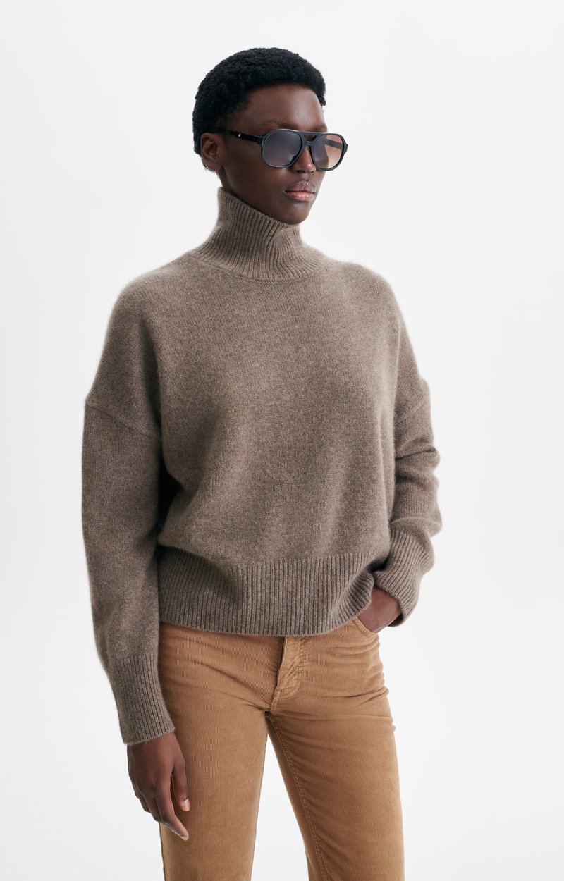 Malo Sweater, Cashmere roll-neck jumper