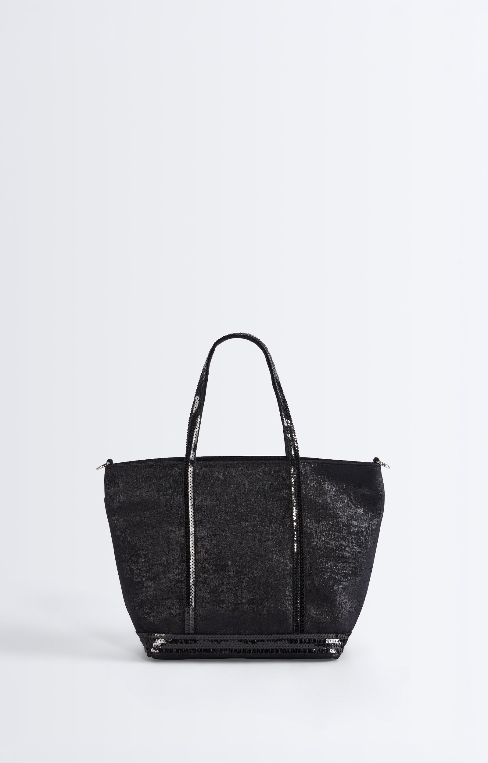 Sequin S Cabas Tote Sequin cabas, removable strap Black Vanessa Bruno