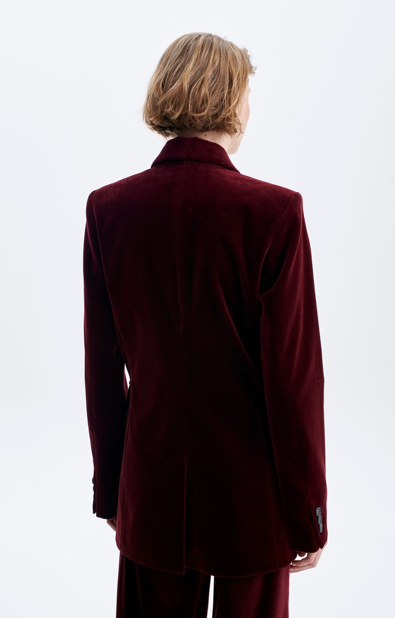 Floea Jacket Cotton-velvet tailored jacket WINE Vanessa Bruno