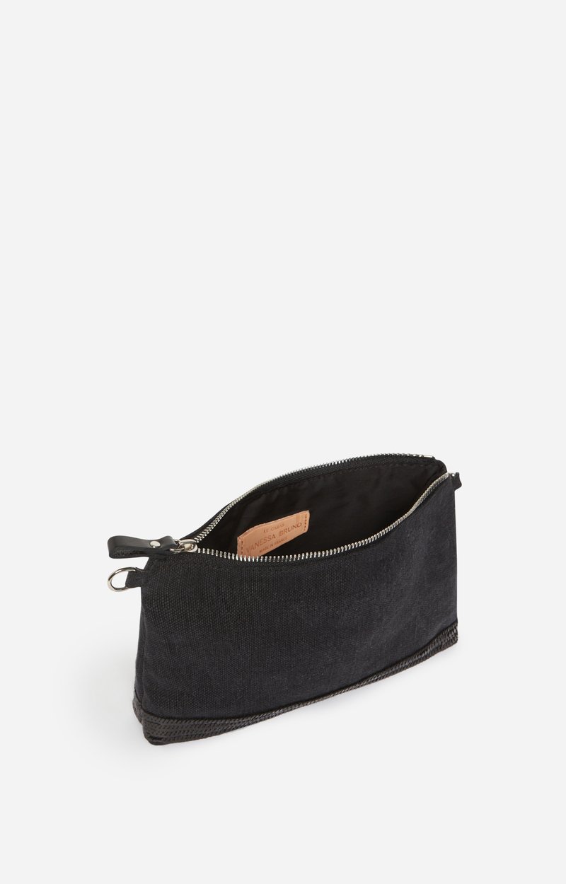 Pochette Zipp&eacute;e En Toile En Toile & Sequins VANESSA BRUNO