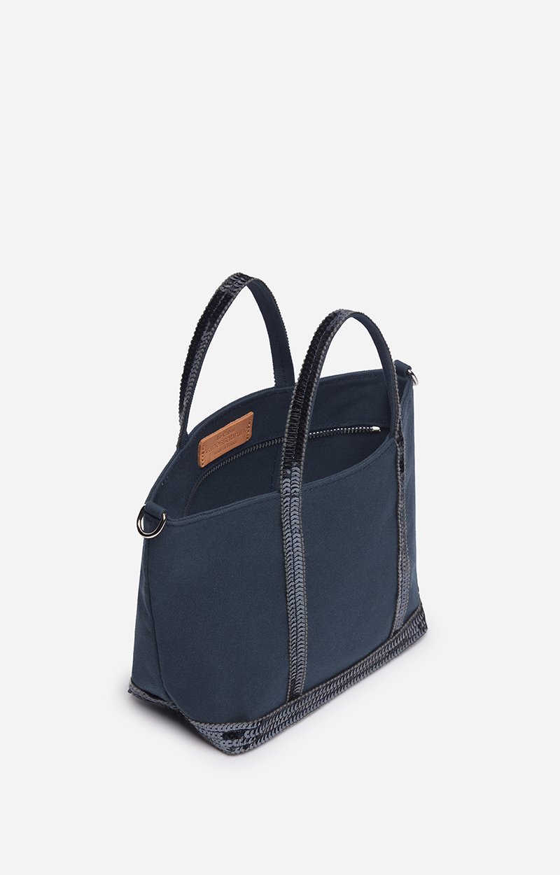 Cabas XS Zipp&eacute; En Toile Port&eacute; main ou bandouli&egrave;re avec fermeture &eacute;clair VANESSA BRUNO