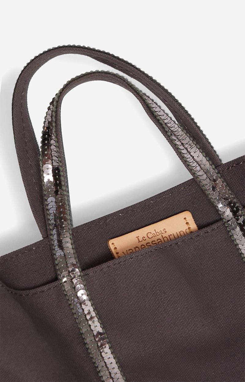Cabas XS Zipp&eacute; En Toile Port&eacute; main ou bandouli&egrave;re avec fermeture &eacute;clair VANESSA BRUNO
