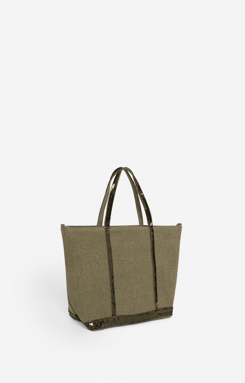 Cabas S Zipp&eacute; En Lin Port&eacute; main ou bandouli&egrave;re avec fermeture &eacute;clair VANESSA BRUNO