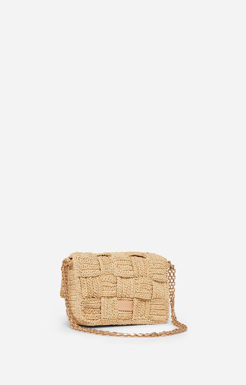 Moyen Sac Moon En Raphia Fabriqu&eacute; &agrave; Madagascar VANESSA BRUNO