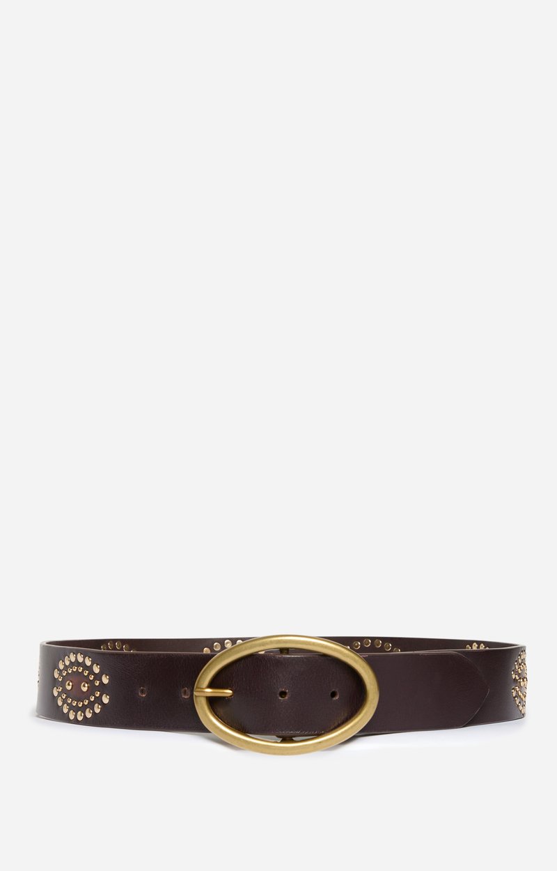 Ceinture Iris Marron En Cuir 40Mmm En Cuir Tannage V&eacute;g&eacute;tal VANESSA BRUNO
