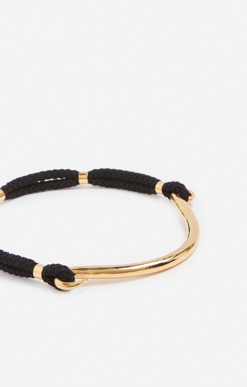 Collier Torque En Laiton Dor&eacute; Laiton dor&eacute; et cordon VANESSA BRUNO