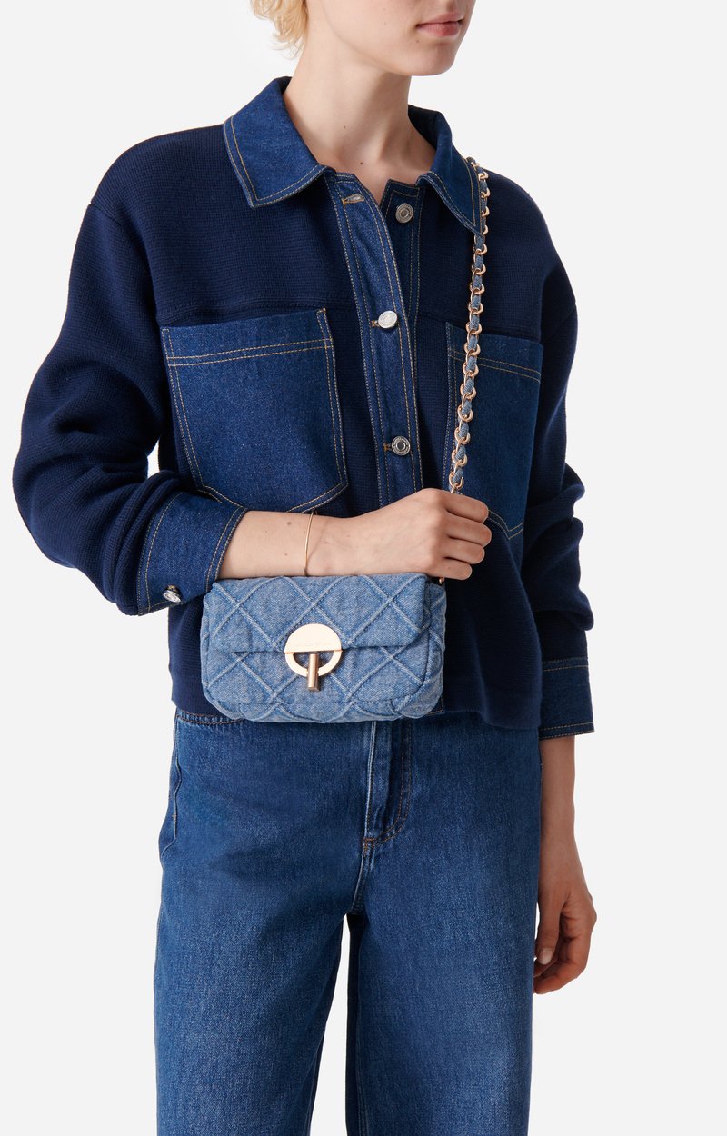 Petit Sac Moon En Denim En 100% Coton VANESSA BRUNO