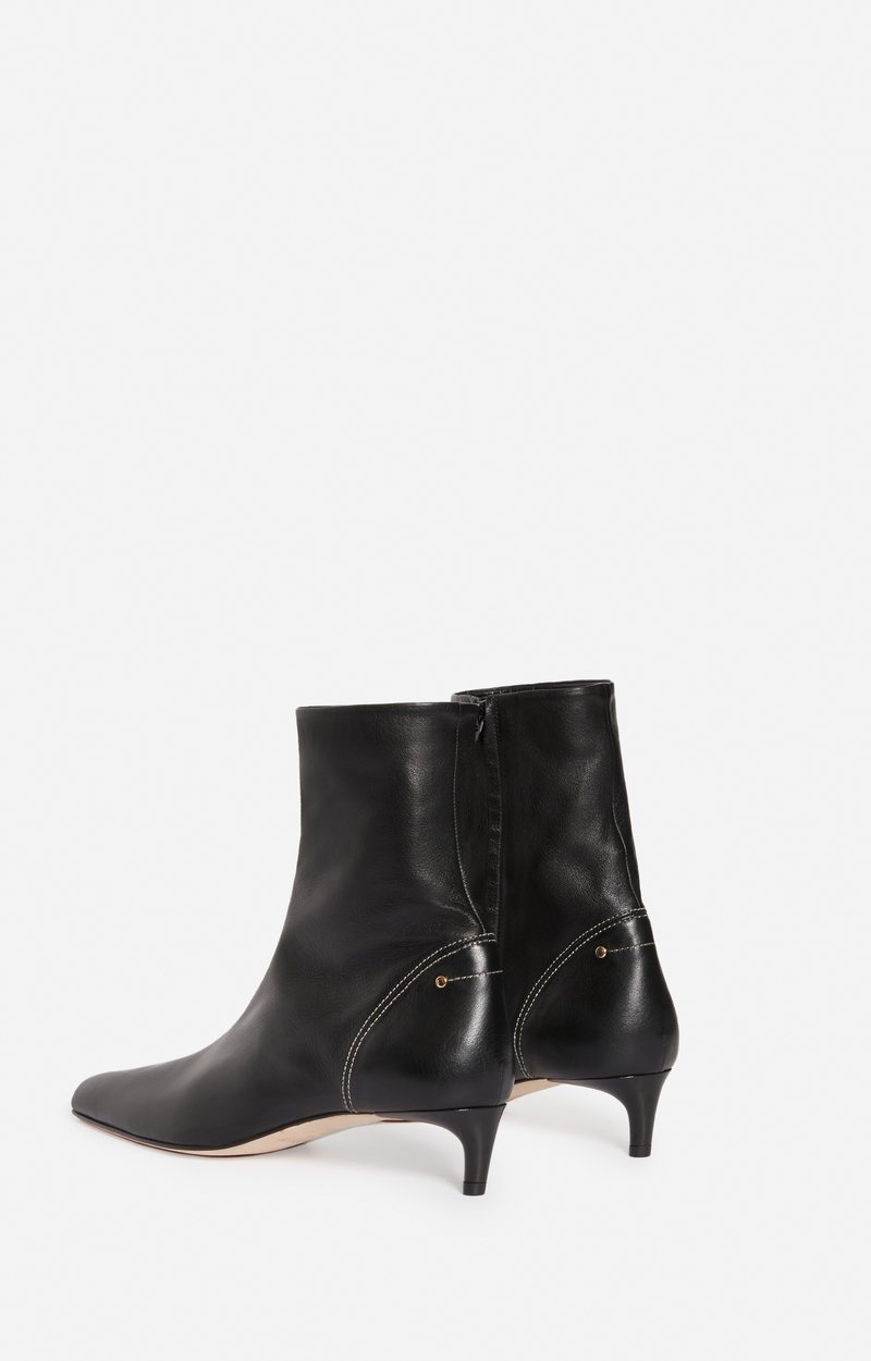 Bottines Cuir Noir Daily Fabriqu&eacute; Au Portugal VANESSA BRUNO