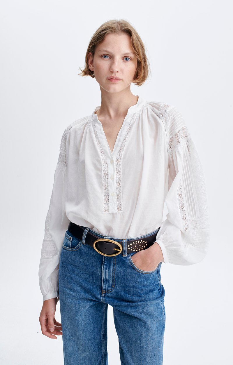 Blouse Nipoa En coton m&eacute;lang&eacute; VANESSA BRUNO