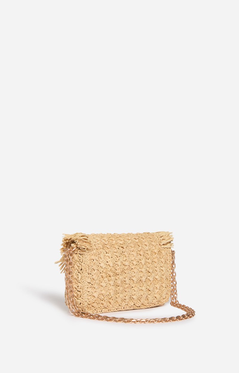 Petit Sac Moon En Raphia Fabriqu&eacute; &agrave; Madagascar VANESSA BRUNO