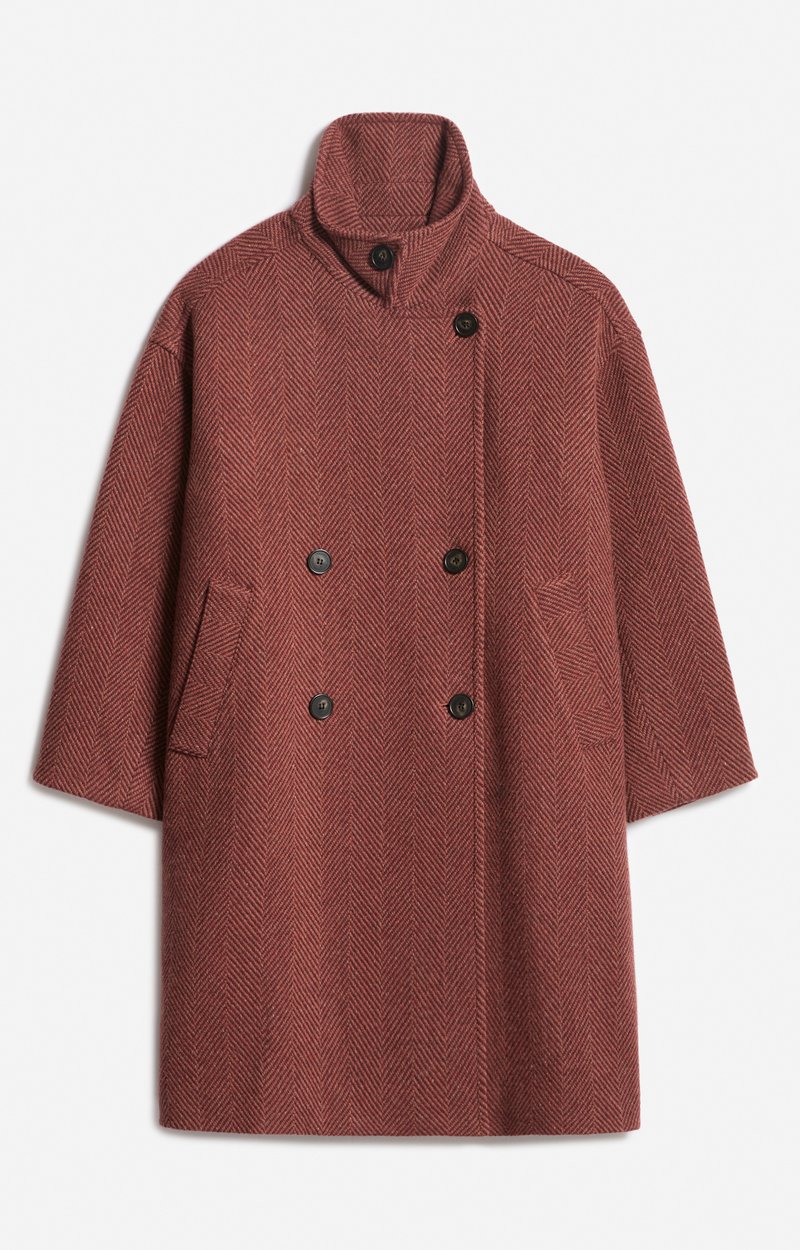 Manteau Flo En laine m&eacute;lang&eacute;e VANESSA BRUNO