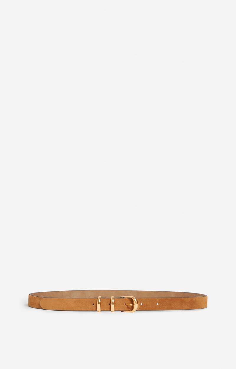 Ceinture Marron En Cuir Velours 20Mm En cuir de vachette VANESSA BRUNO