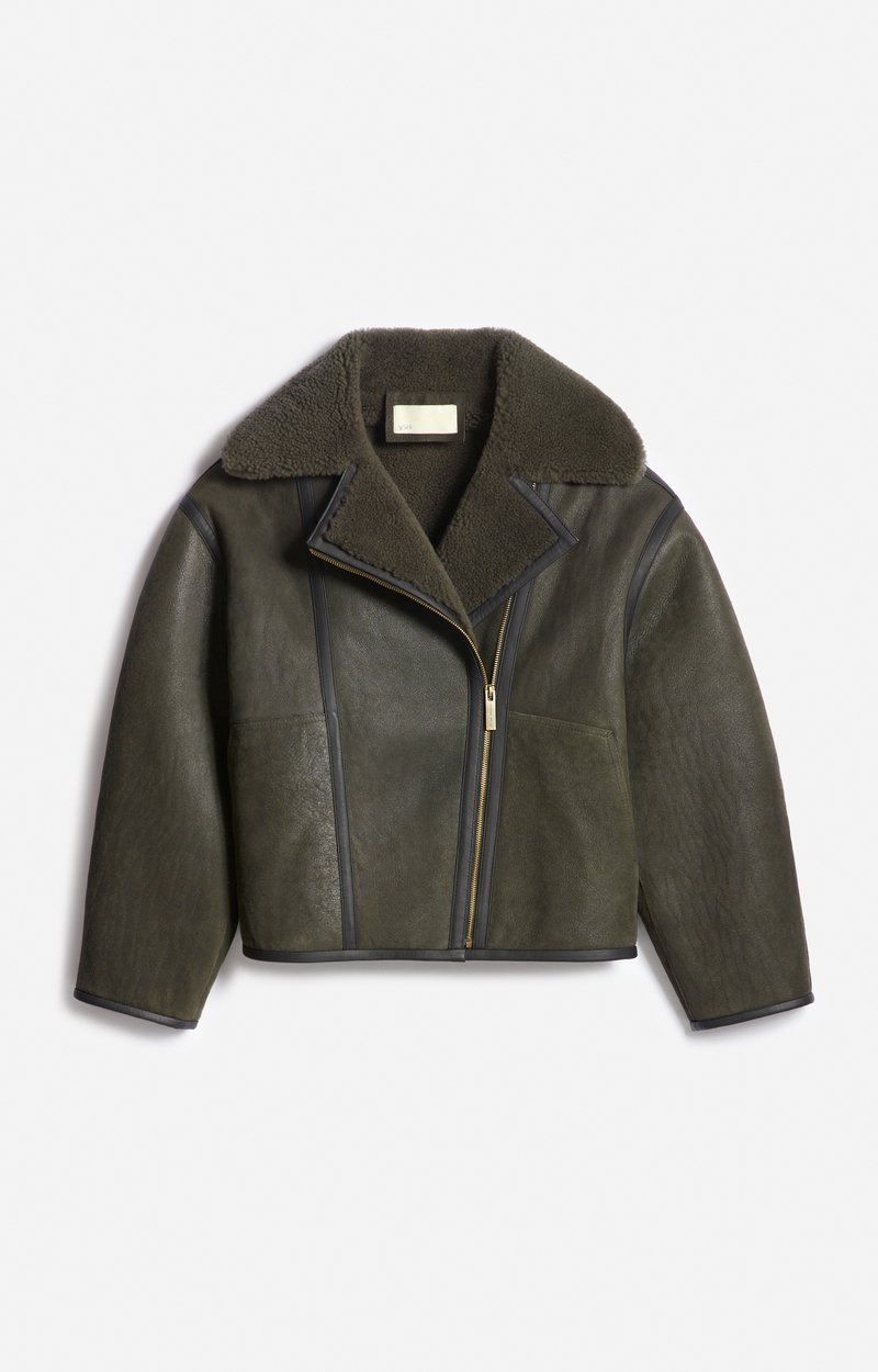 Manteau Boris Peau Lain&eacute;e 100% Cuir VANESSA BRUNO