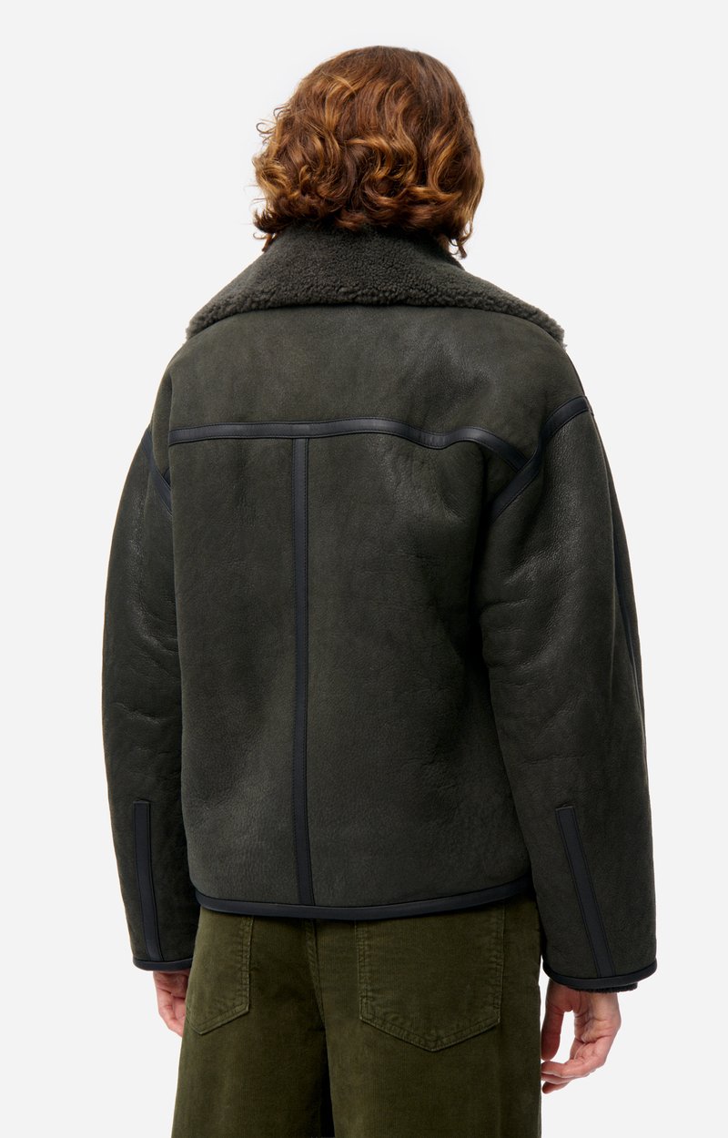 Manteau Boris Peau Lain&eacute;e 100% Cuir VANESSA BRUNO