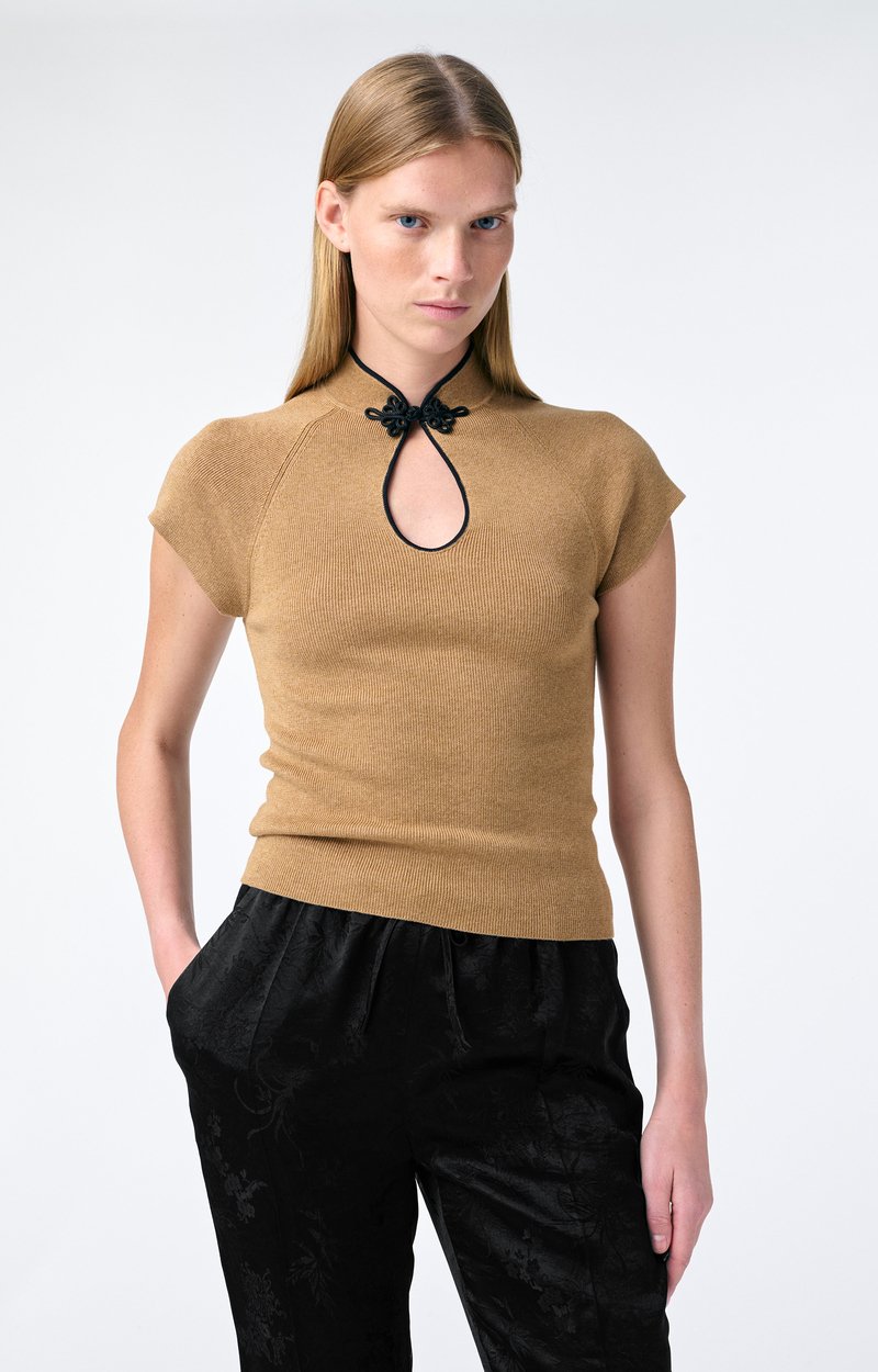 Pull Giulia En coton et laine m&eacute;lang&eacute; VANESSA BRUNO